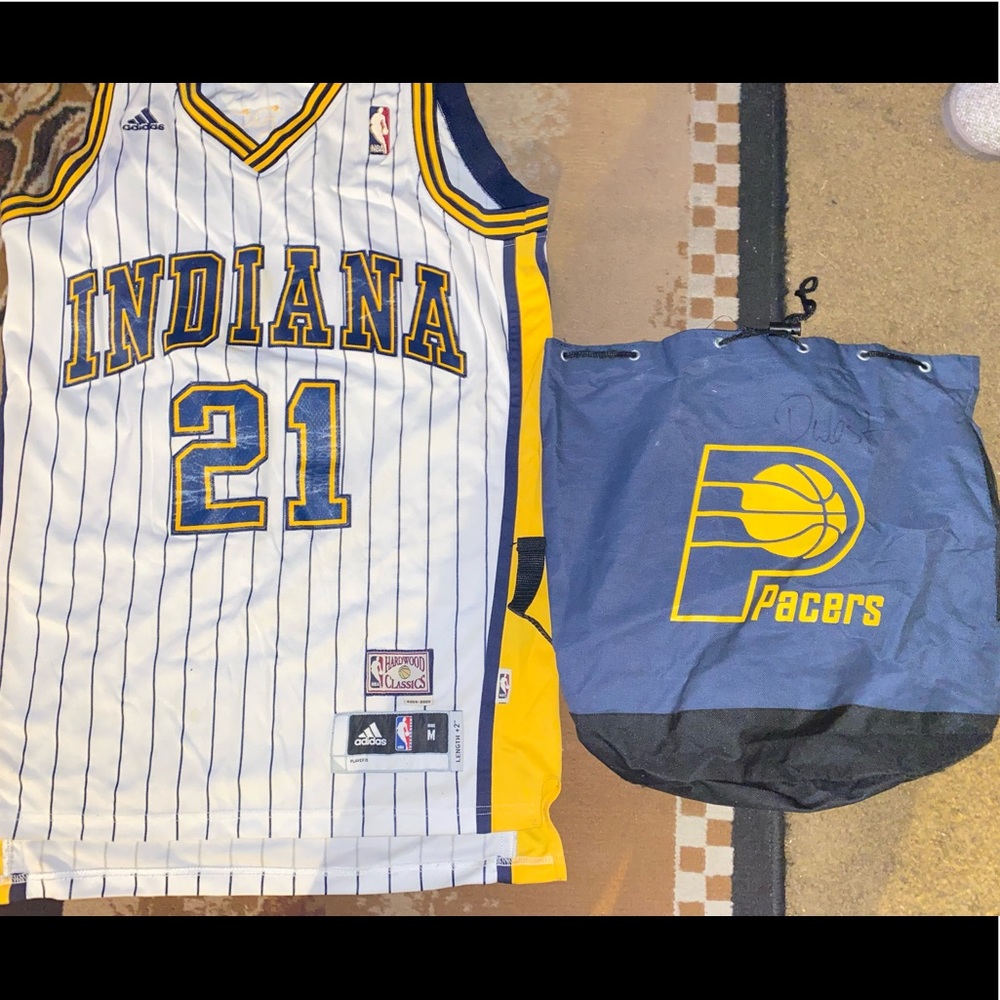 Autographed Indiana pacers David West bundle